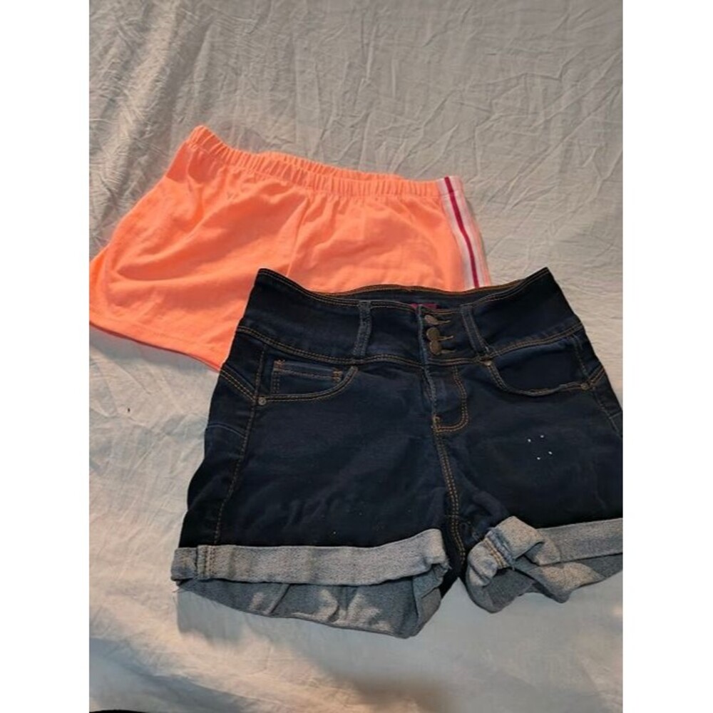 ☆Arizona Jeans Size M 10-12 & Wax Jean (Shorts  Size S Lot of 2)...... #K